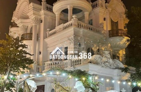 BÁN BIỆT THỰ VIP KHU D5 VƯỜN ĐÀO MẶT VƯỜN HOA DT 195M2X5T ĐẸP LONG LANH GIÁ RẺ